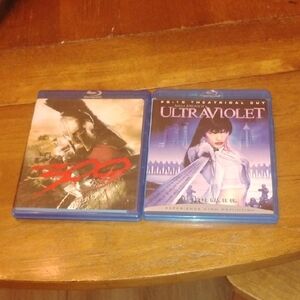Blu-ray Movie Bundle: 300 and Ultraviolet